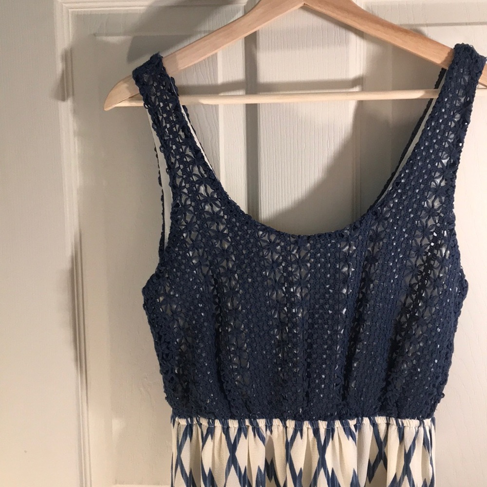 Entro Crochet Maxi Dress